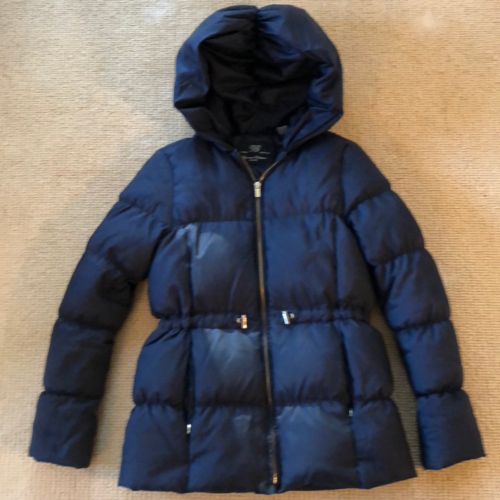 Zara Hooded zip up Puffer Jacket